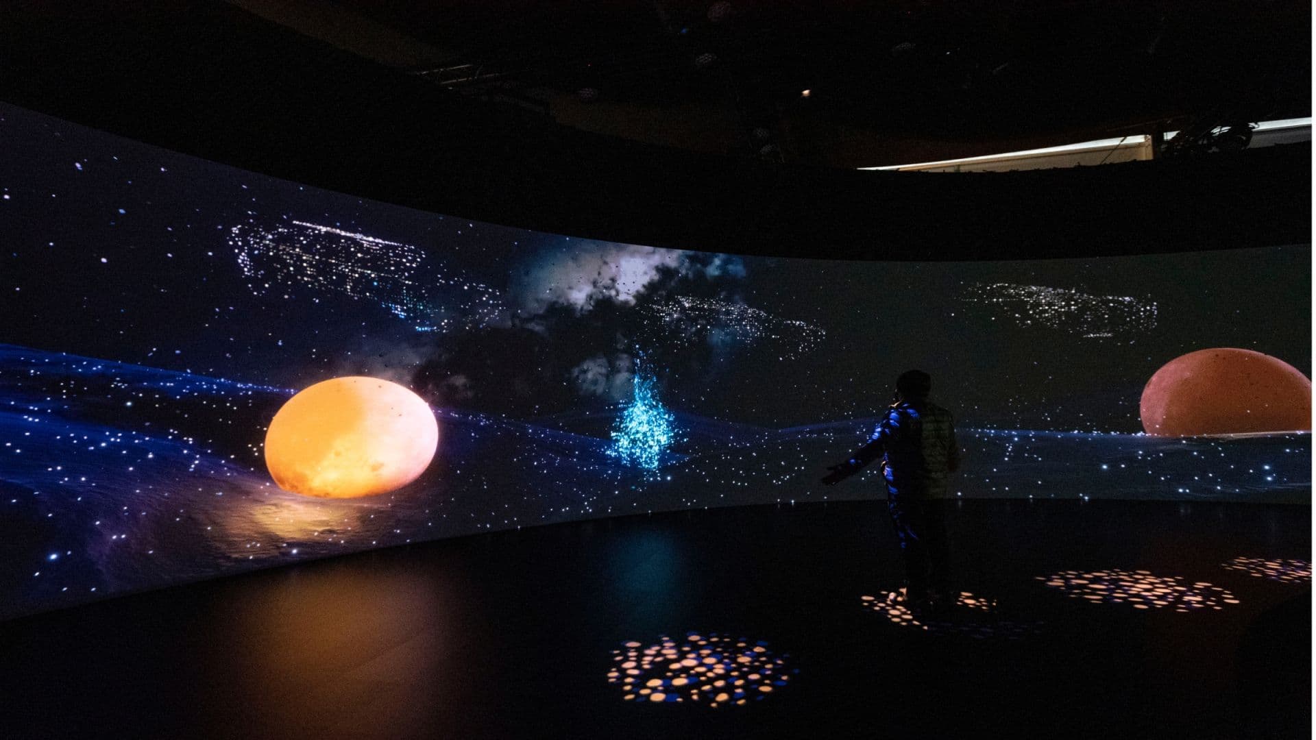 BMW CES 2022 — Dimensions of Real installation, Las Vegas